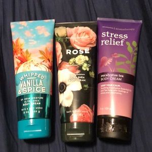 3 new bbw large bottles never used 💕❤️